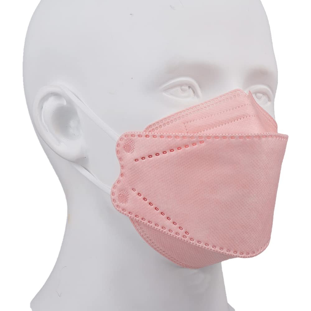 (Pack of 50 KF94 Black Individually Packaged Unisex, 4-Layer Breathable Comfo…