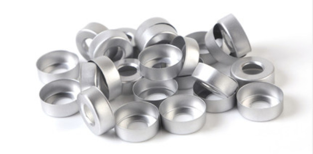 100pics 20mm crimp top vials sample containment aluminium caps septa headspace