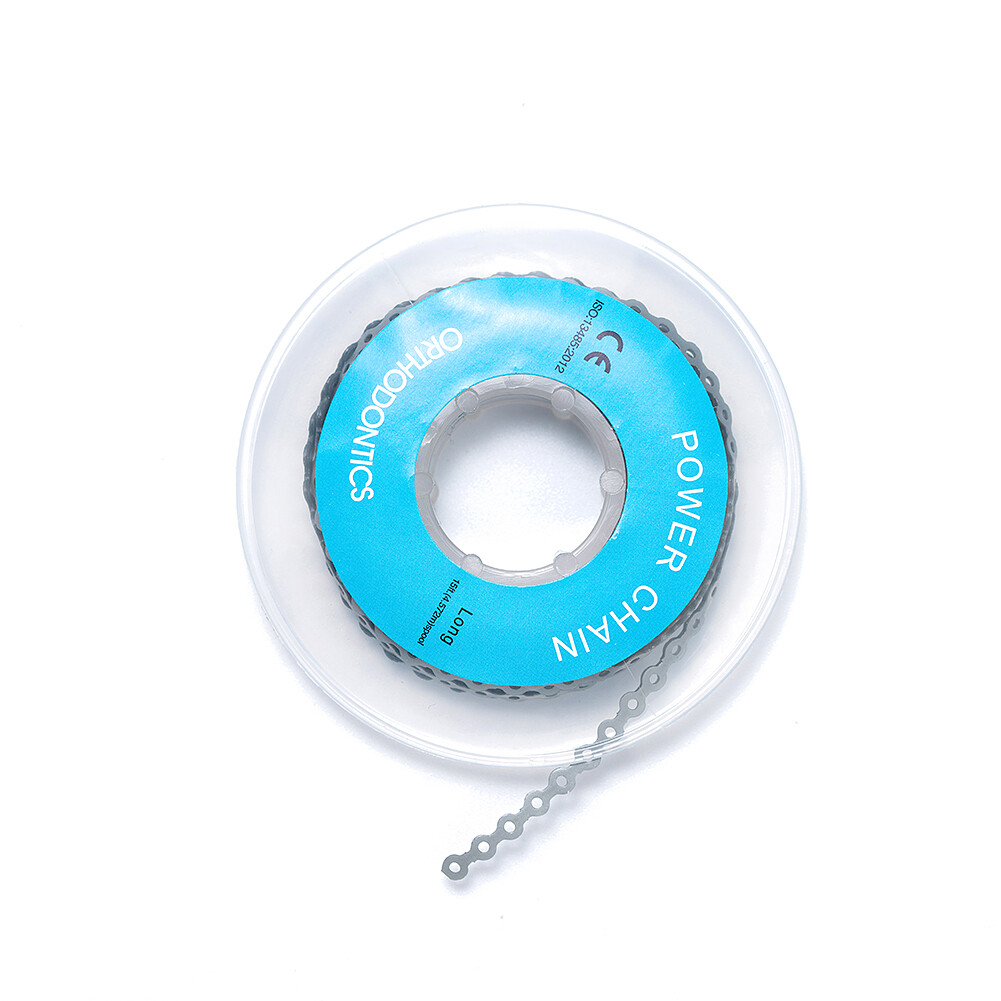 1PK Dental Orthodontic Power Chains Super Elastic Brace Bands Short/Long/Closed
