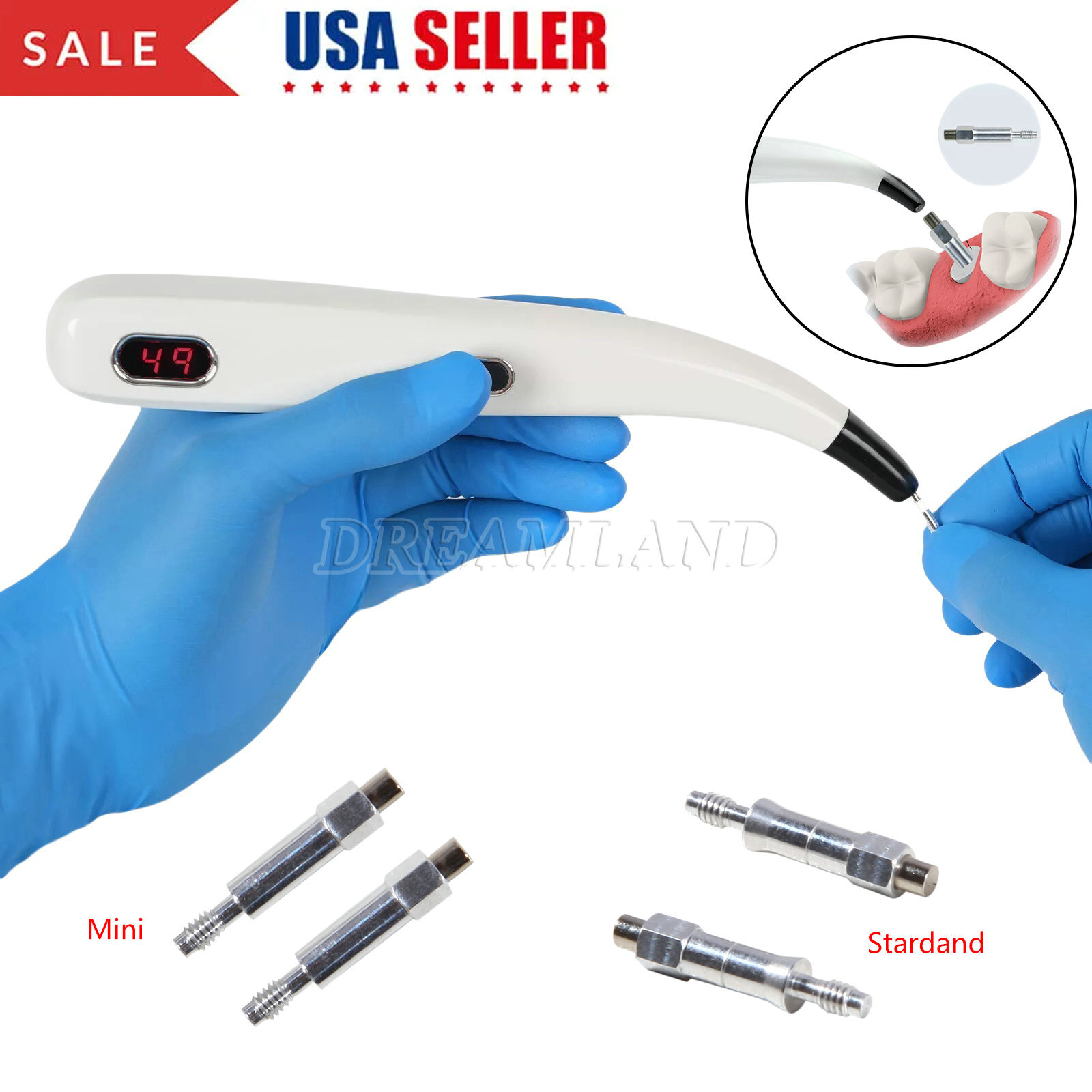 Dental Implant Stability Meter Measurement Instrument Measuring Meter Recharge