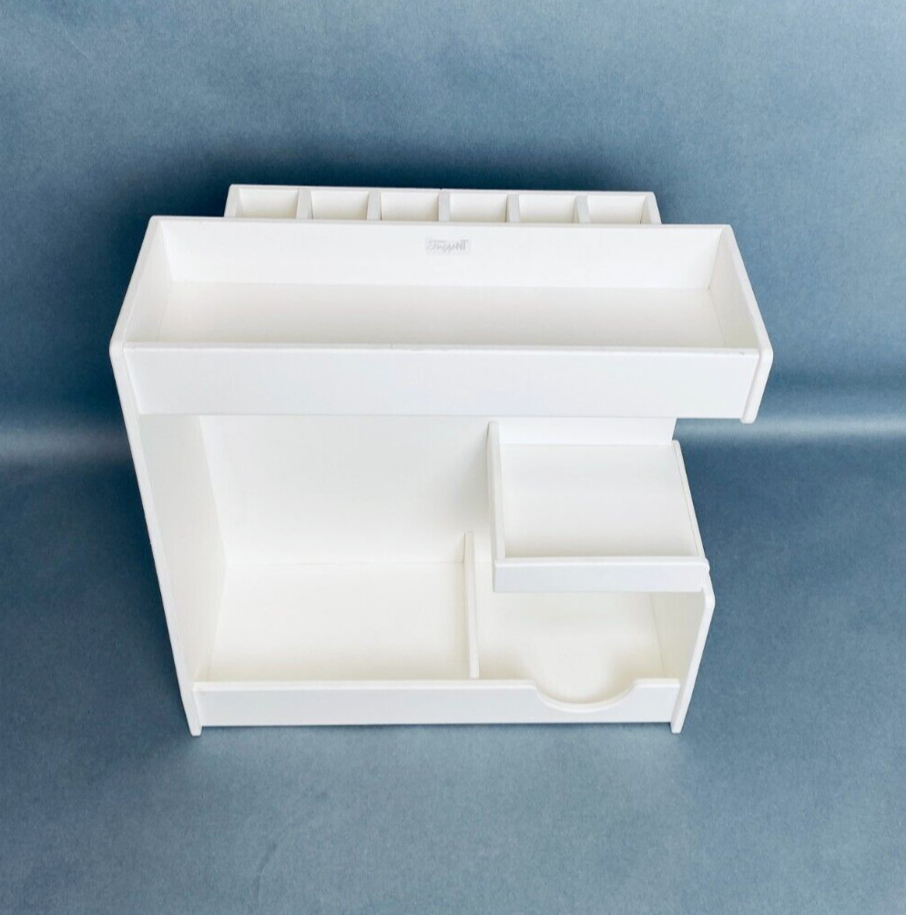 TrippNT pH Meter Workstation 2 Shelf 8 Compartment Organizer
