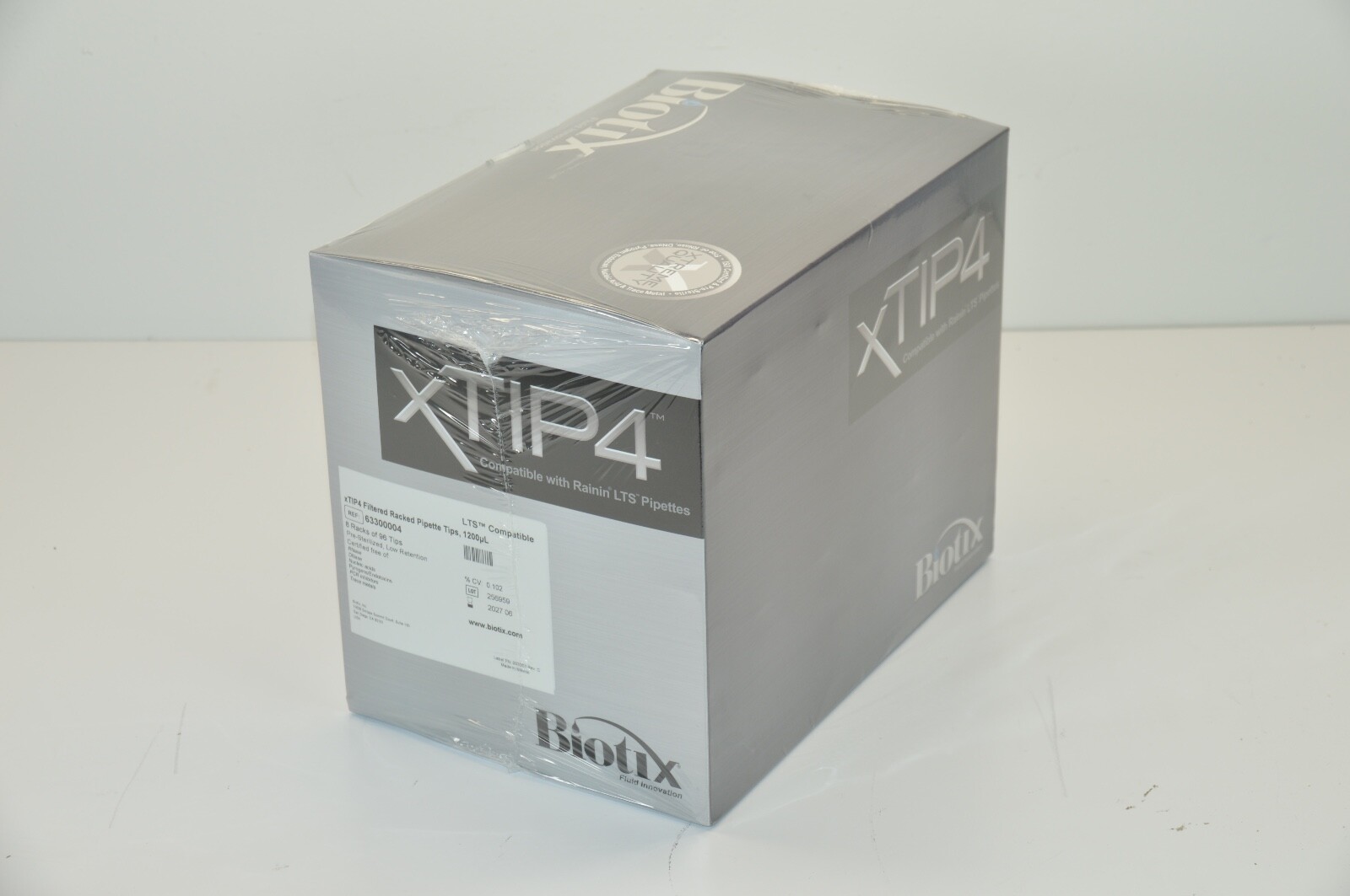 NEW SEALED BIOTIX xTIP4 Filtered Tacked Pipette Tips, 1200uL 10 Racks of 96 Tips
