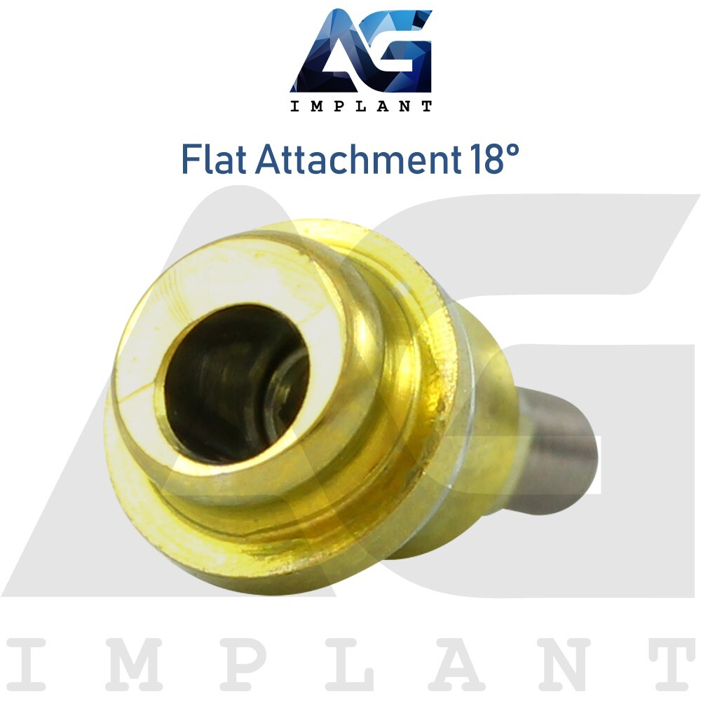 5 Angled 18° Flat Attachment Titanium Prosthetic System Narrow Platform (NP)