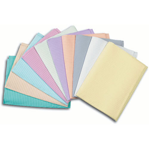 Polyback Beige Patient Bibs 13″ x 19″ 3 Ply Paper/1 Ply Poly