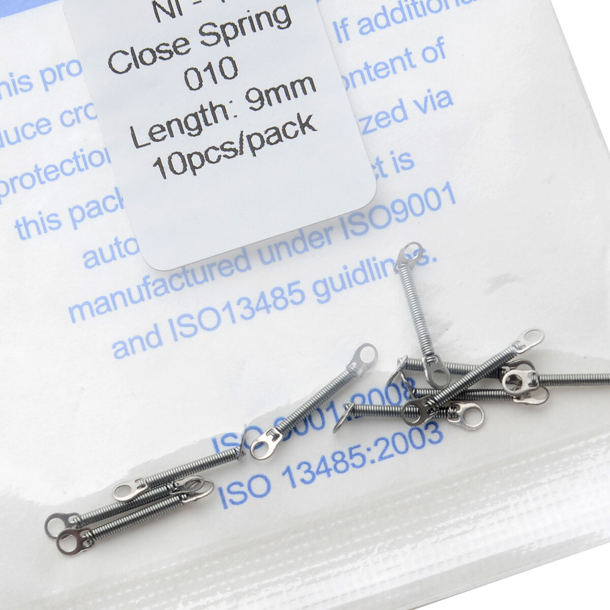 AZDENT Dental Orthodontic Niti Closed Coil Spring High Resilience 10pcs/pack