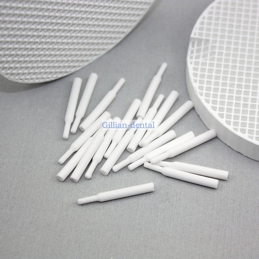 2x Dental Lab Porcelain Honeycomb Firing Roast Trays&20 Ceramic Zirconia Pins