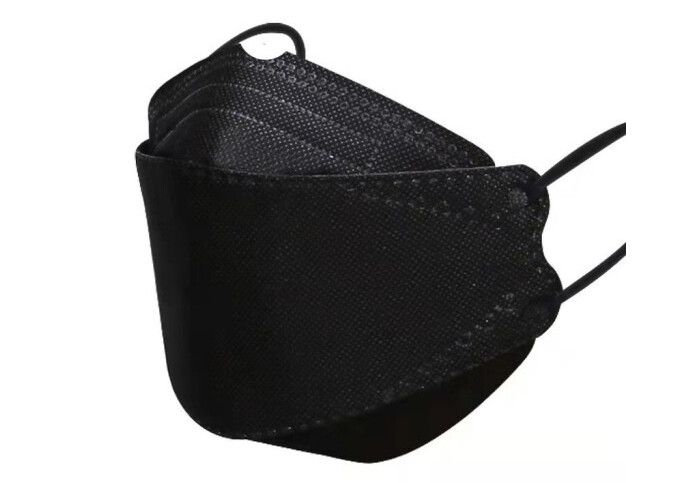 KF94 Black Disposable Protective 4 Layer Face Mask Adult Face Cover