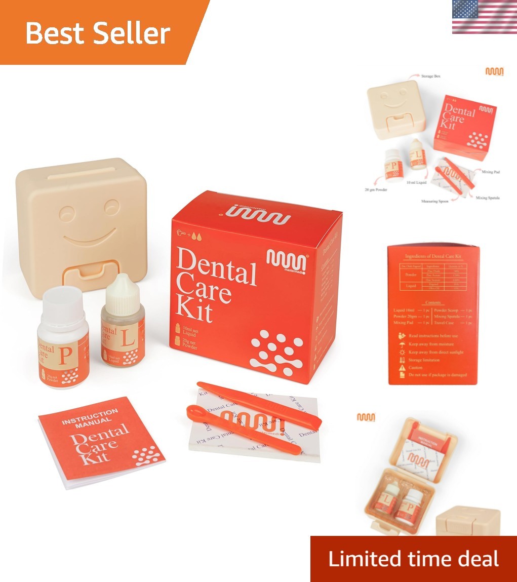 Zinc Oxide Eugenol Cement Dental Care Kit Glue For Crowns & Bridges Filling