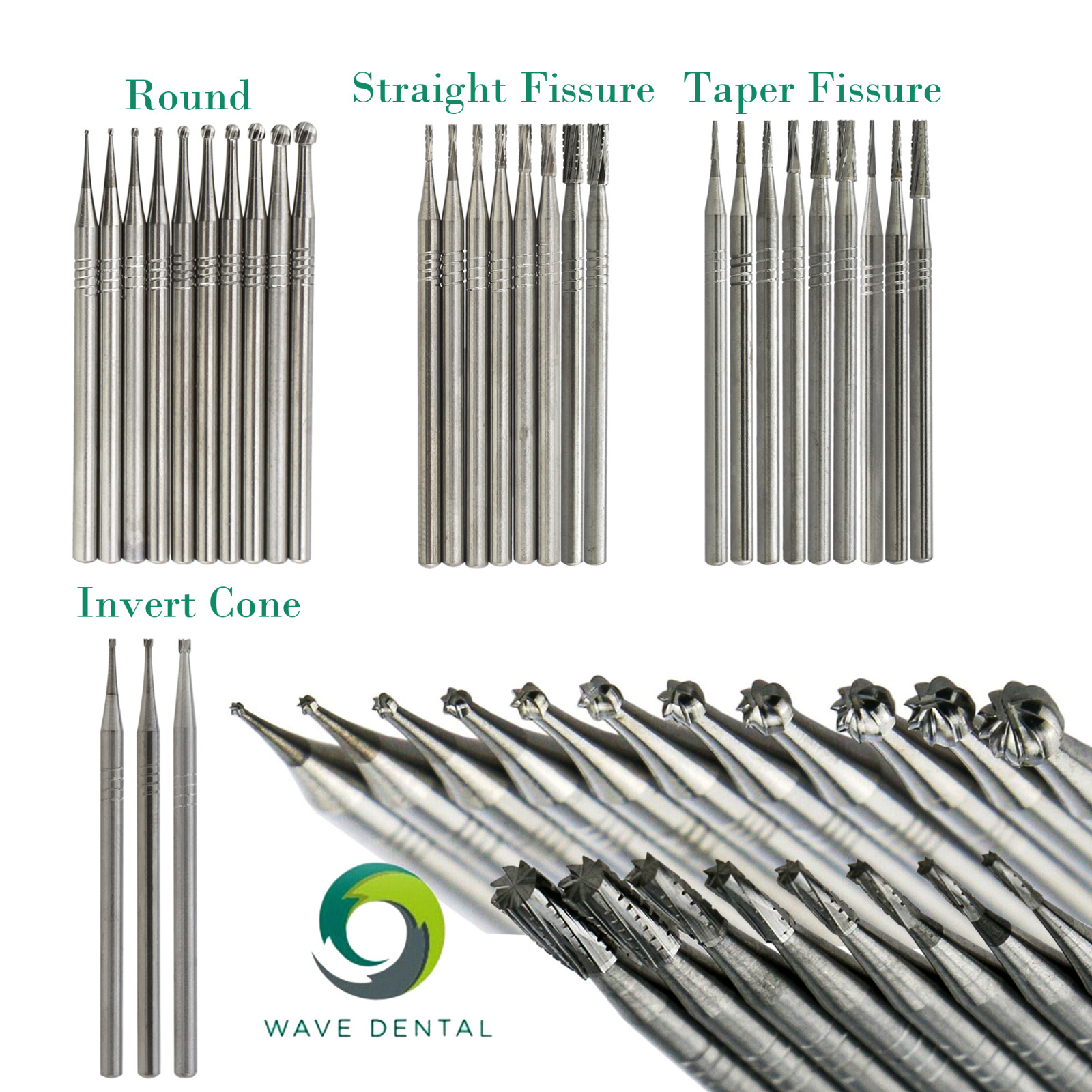 Wave Dental Surgical Bur Midwest Carbide HP 557 For Straight Handpiece 44.5mm