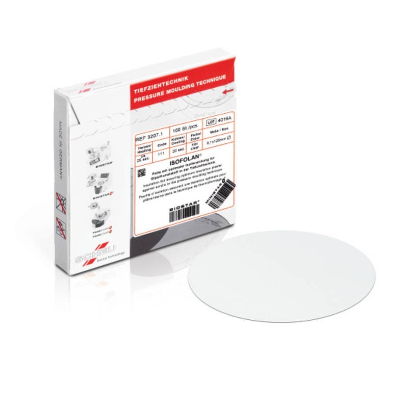 Scheu Isofolan Foil 0.1 x 125 mm 100/pk – 3207