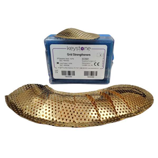 Keystone Grid Strengtheners (Mesh) – Gold Plated, 10/Pk