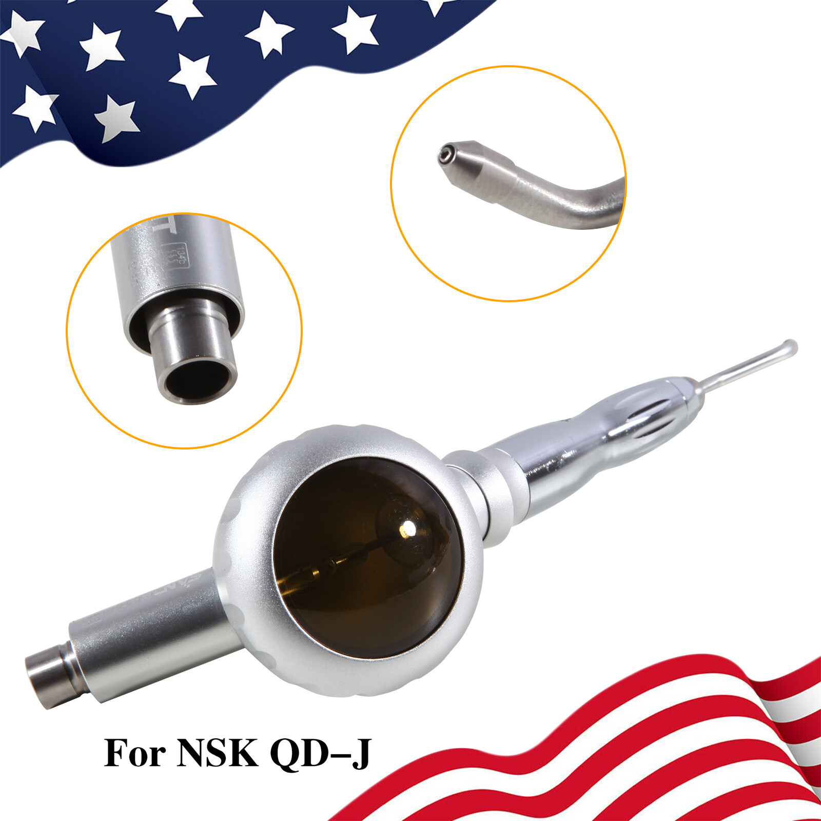 Dental Hygiene Polisher Air Flow Prophy Unit Jet Fit for NSK QD-J Coupling M4 B2