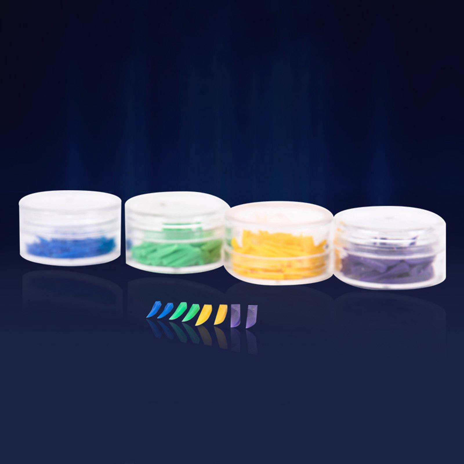 100-2000Pcs Dental Plastic Wedges Tooth Gap Diastema Wedge 4 Colors S/M/L/XL USA