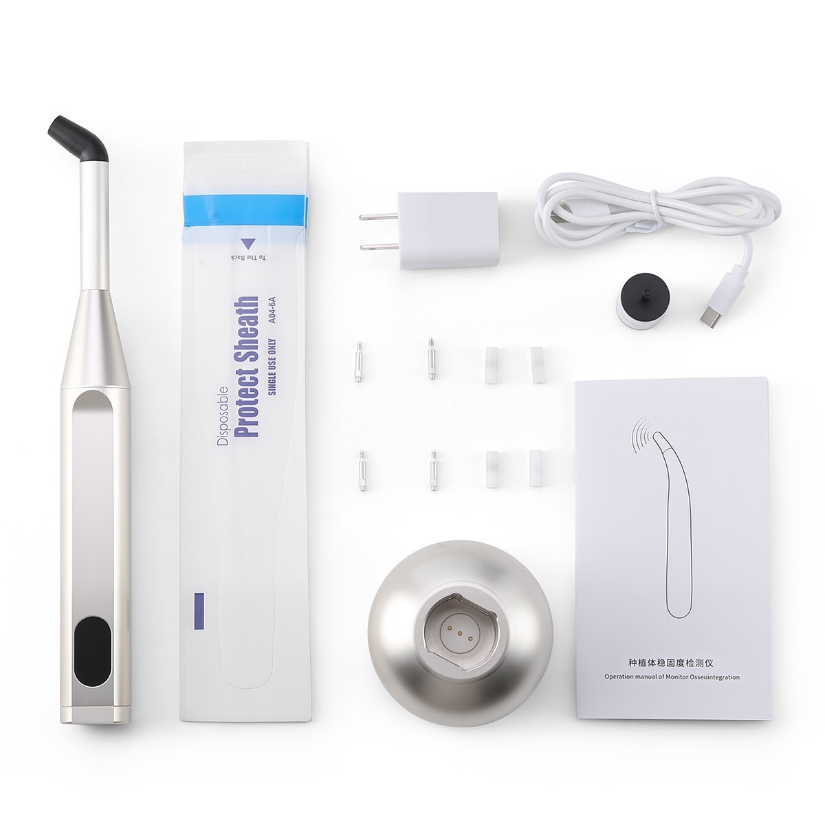 AZDENT Dental implant stability meter Osstell Beacon Monitor Isq Tool Instrument