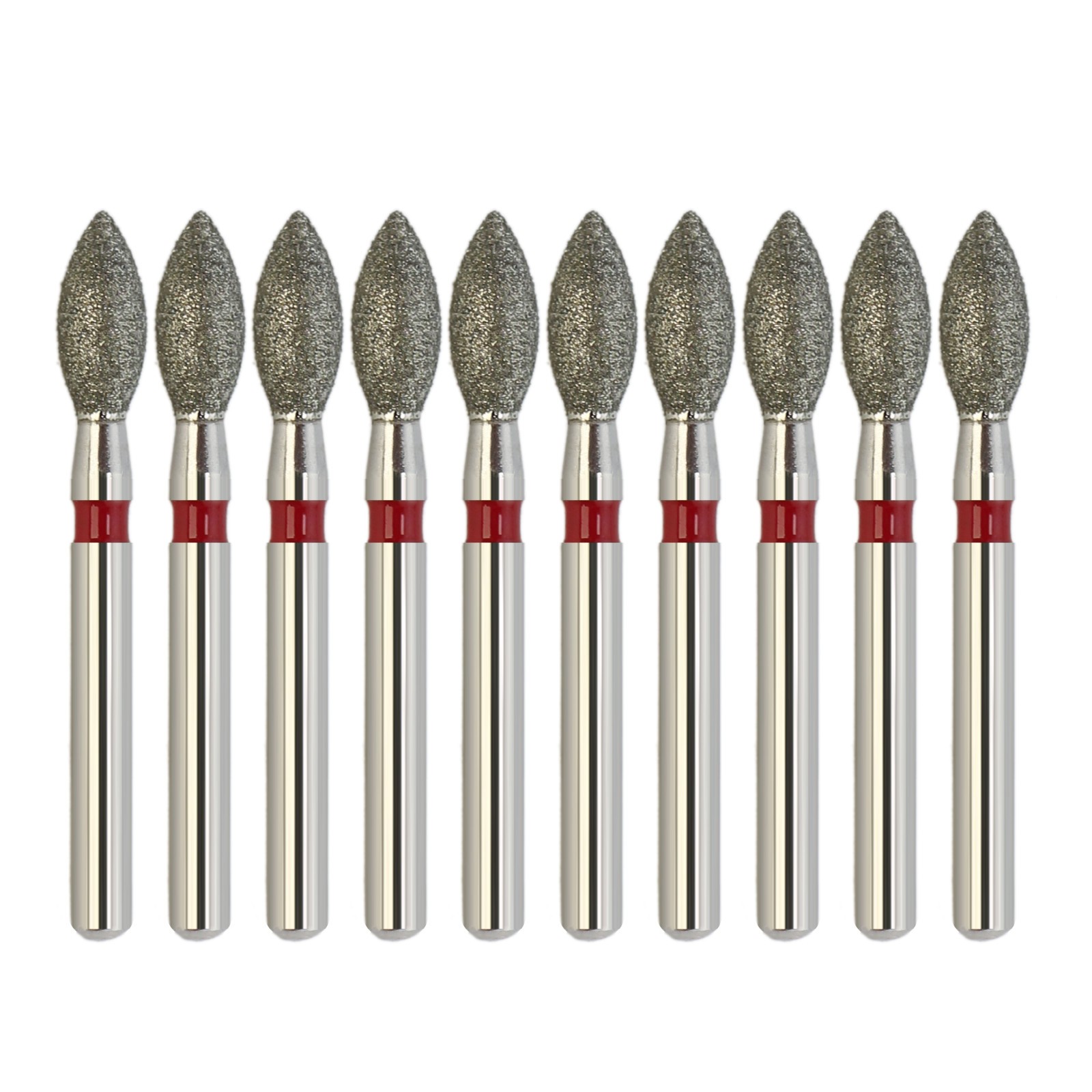 Dental Pointed Football Diamond Bur FG 368 Burs Fine Coarse Burr Friction Grip
