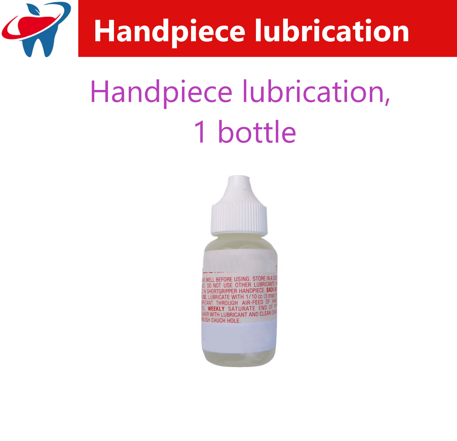 Dental Handpiece lubrication, 1 bottle