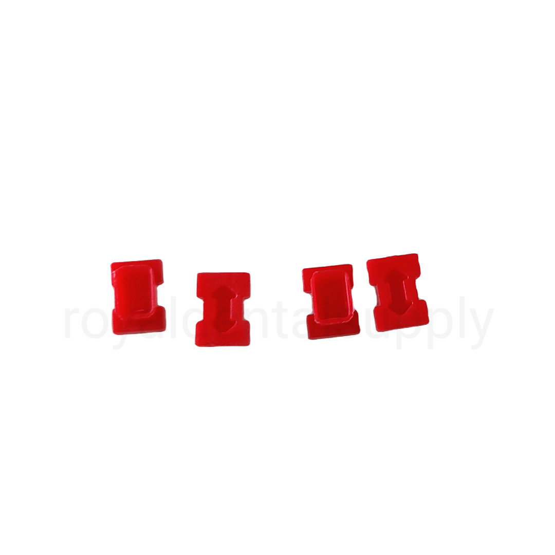 Dental Caps Close Red Plastic Cap Closed Tray Impression Coping RN/RC/NC