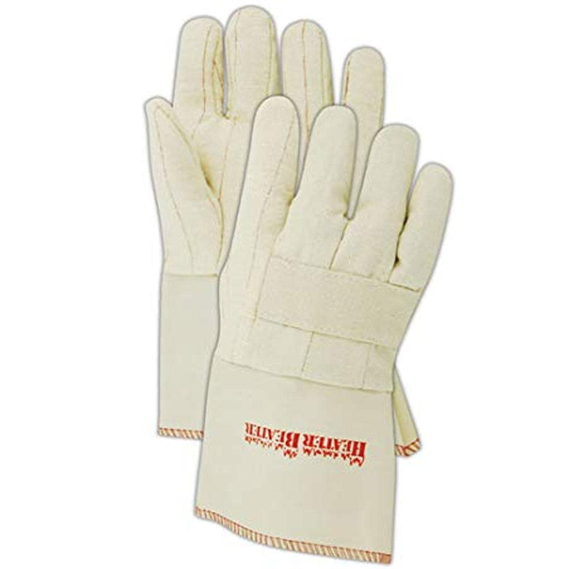 Magid 398Kgt Heater Beater 29 Oz. Hot Mill Gloves Mens Jumbo Fits Natural Mens
