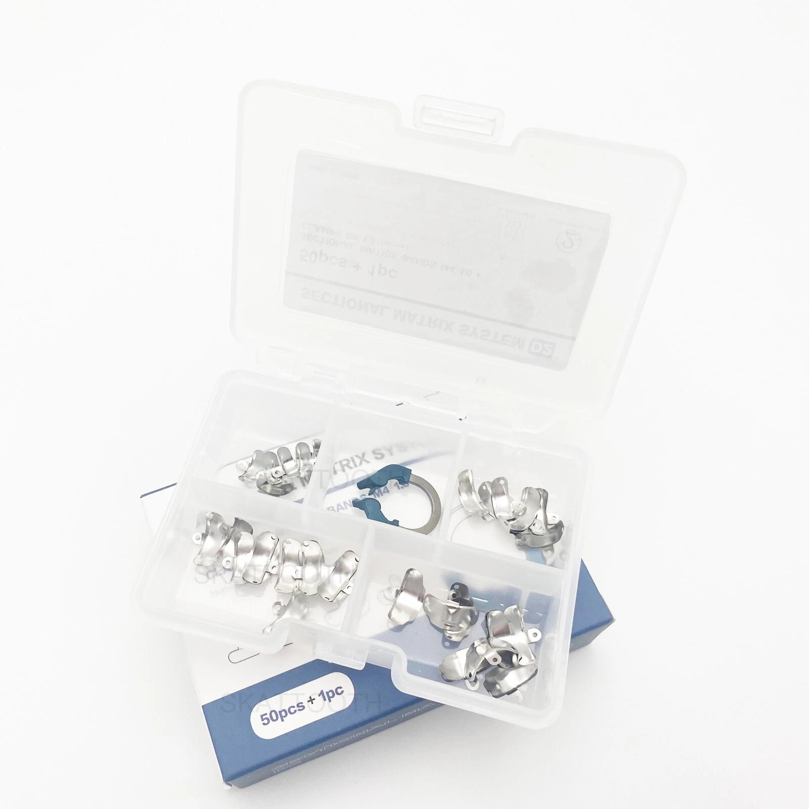 Dental Matrix Bands Ring Sectional Matrice Clamp Wedges Fit Palodent V3 System
