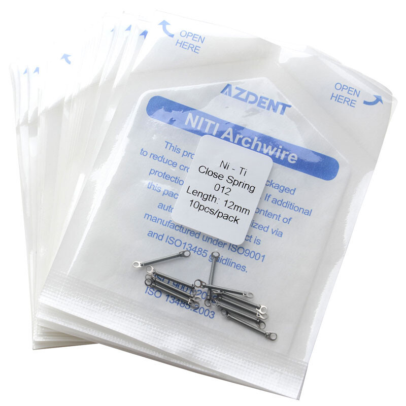 Dental Orthodontics NITI Closed Coil Spring Constant Force 0.010-0.012 *6/9/12mm