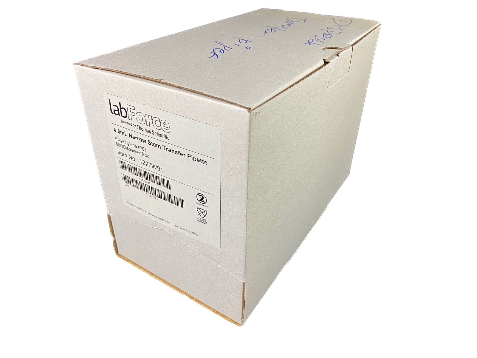 LABFORCE Polyethylene 4.5mL Narrow Stem Transfer Pipette 1227W91 (500/pk)