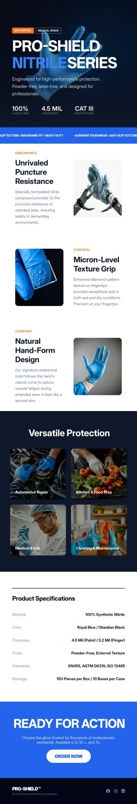 Disposable Nitrile Gloves Blue Small Or Medium Pack of 100 over 10 free shipping