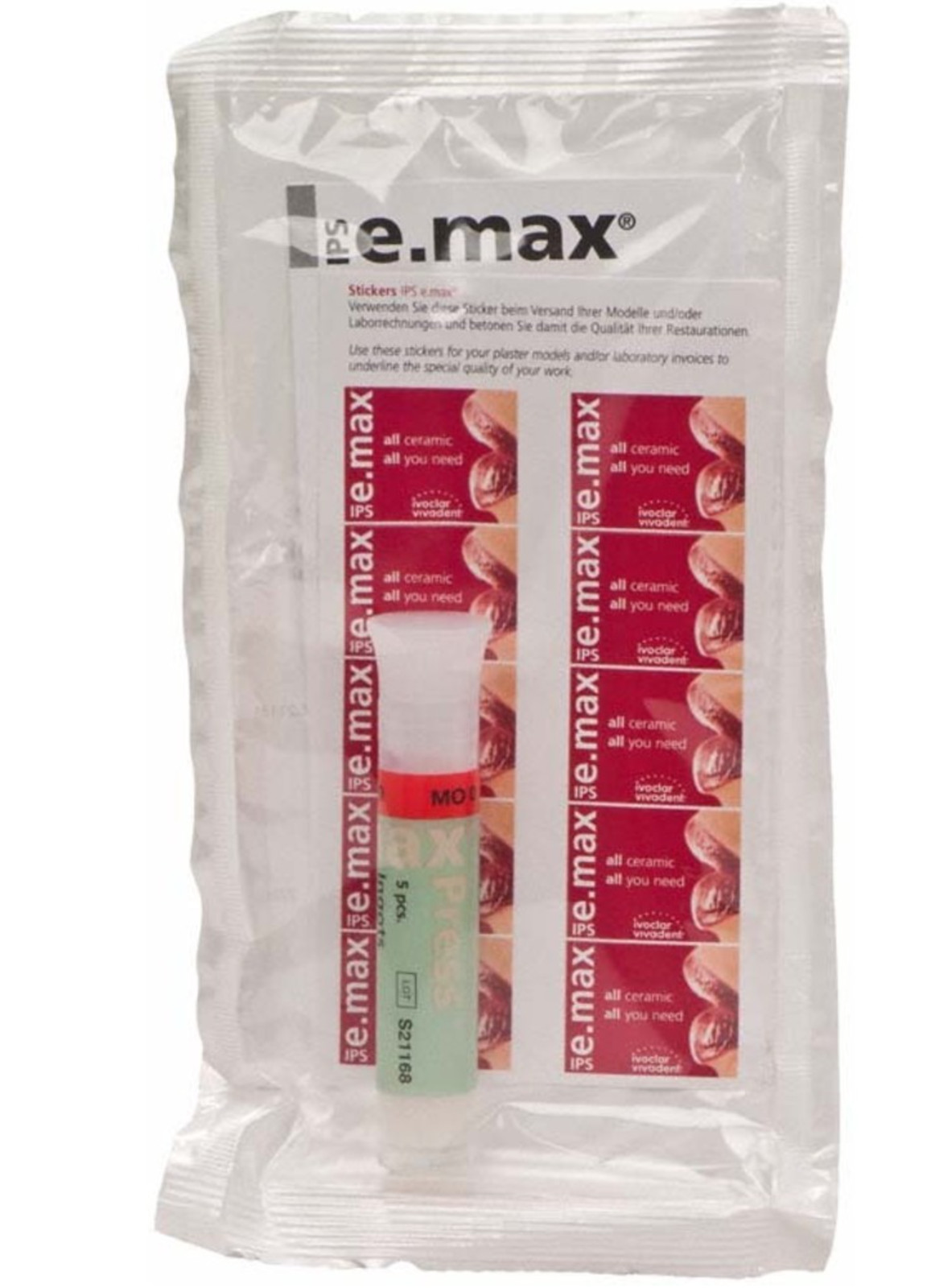 Ivoclar IPS Emax Press 5 Ingots MO 4 e-max 596760
