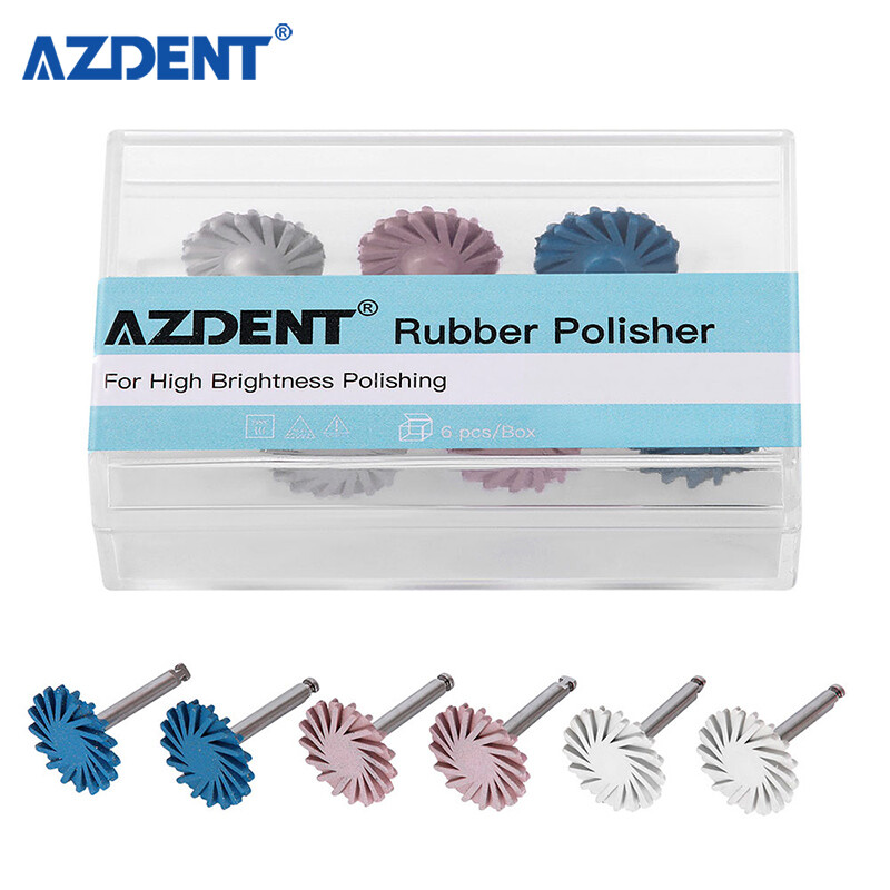 15Style AZDENT Dental Diamond Burs Composite Resin Polishing Kit FG RA HP