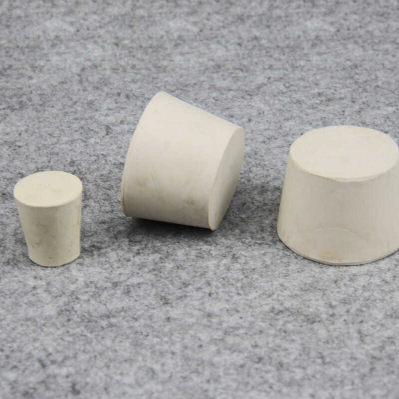 Rubber Stopper White Tapered Lab Seal Solid Rubber Plug Various Sizes Available