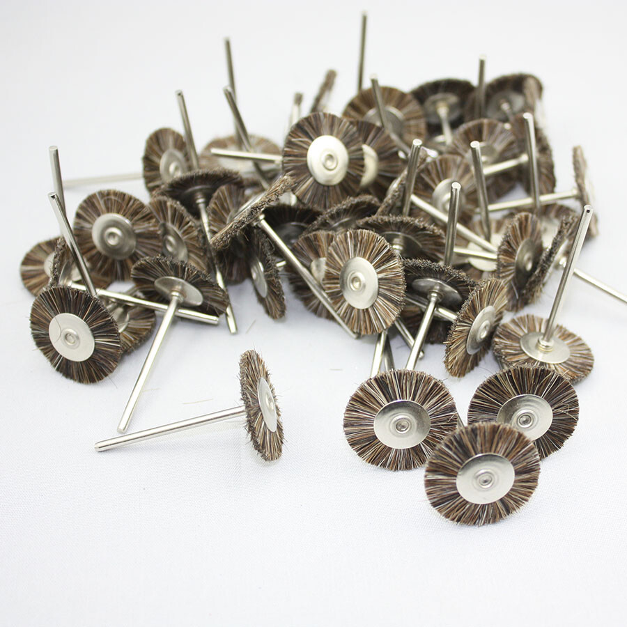 50 PCS Dental Buffing Polishing Polisher Wheel Brush Dentist Lab Equipment
