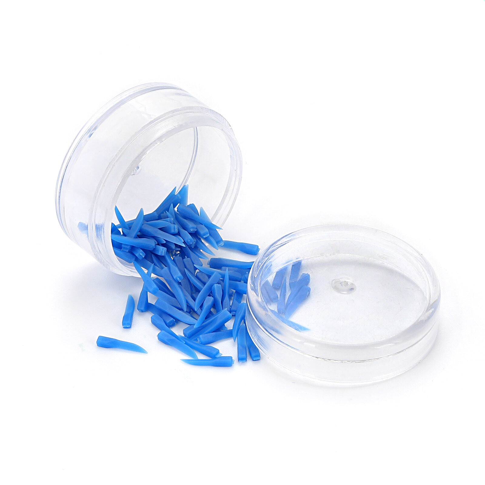 Dental Disposable Wedges 4 Colors Plastic for Dental Fillings Tooth Gap Wedge