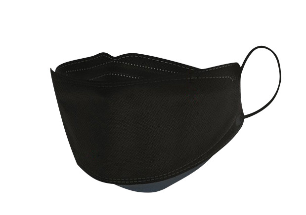 2 Pack KF94 BLACK Protective Face Mask Adult Made in Korea KFDA Approved