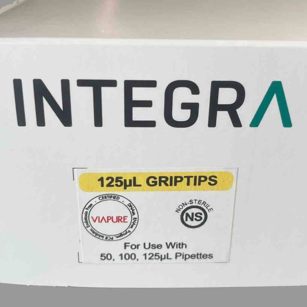 Integra Biosciences Pipette Tips 125 ul GripTip Viaflo 10 Racks of 384 Tips Each