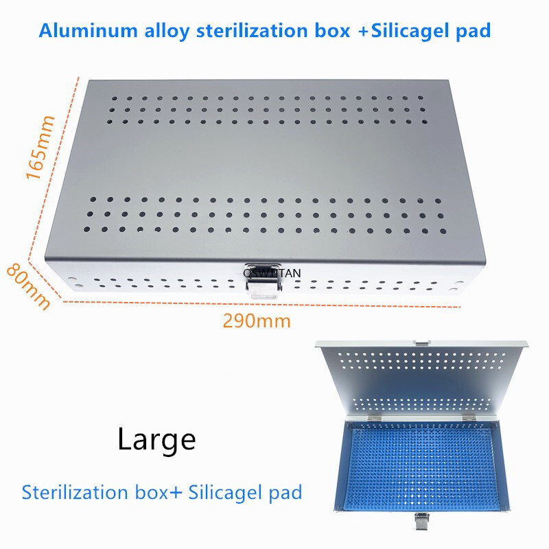 Sterilization Tray Box Case Disinfection Box Aluminium Surgical Instruments Box