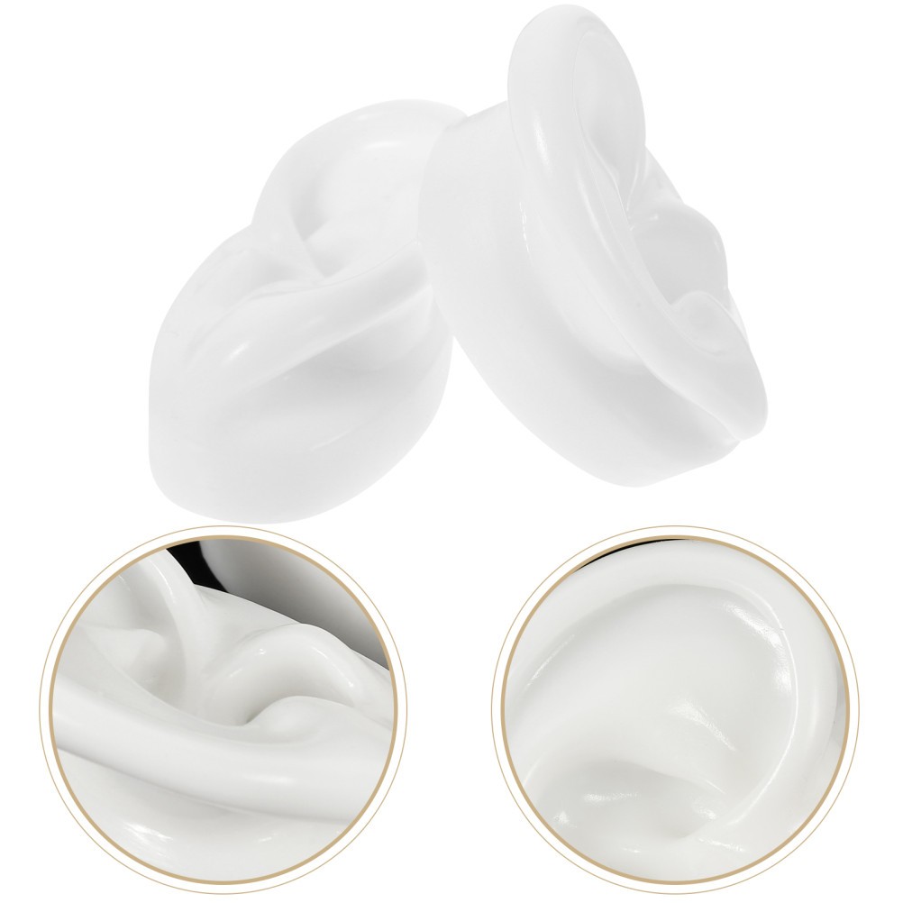 1 Pair Ear Shape Simulation Mold Creative Teaching Model for Ear Cleaning