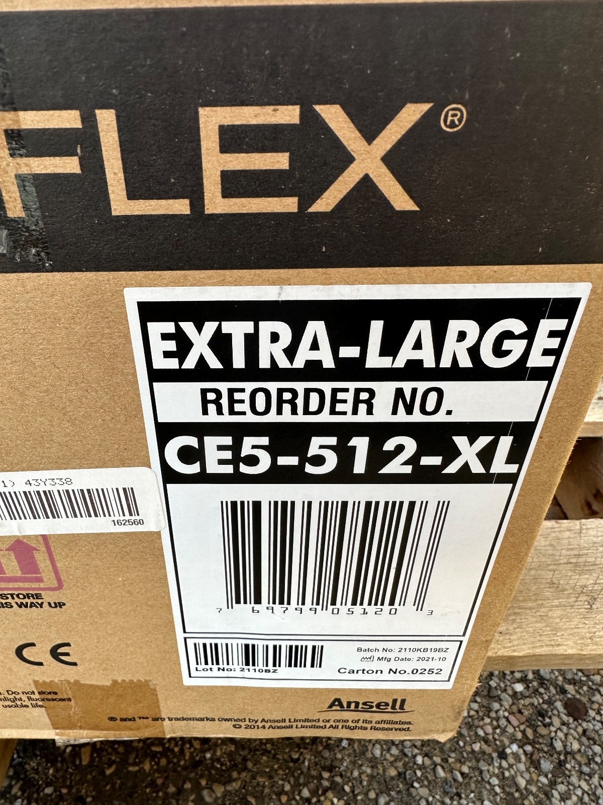 Microflex Powder-Free Latex Ambidextrous Gloves 12″ CE5 XL *Box of 1000* (7011)