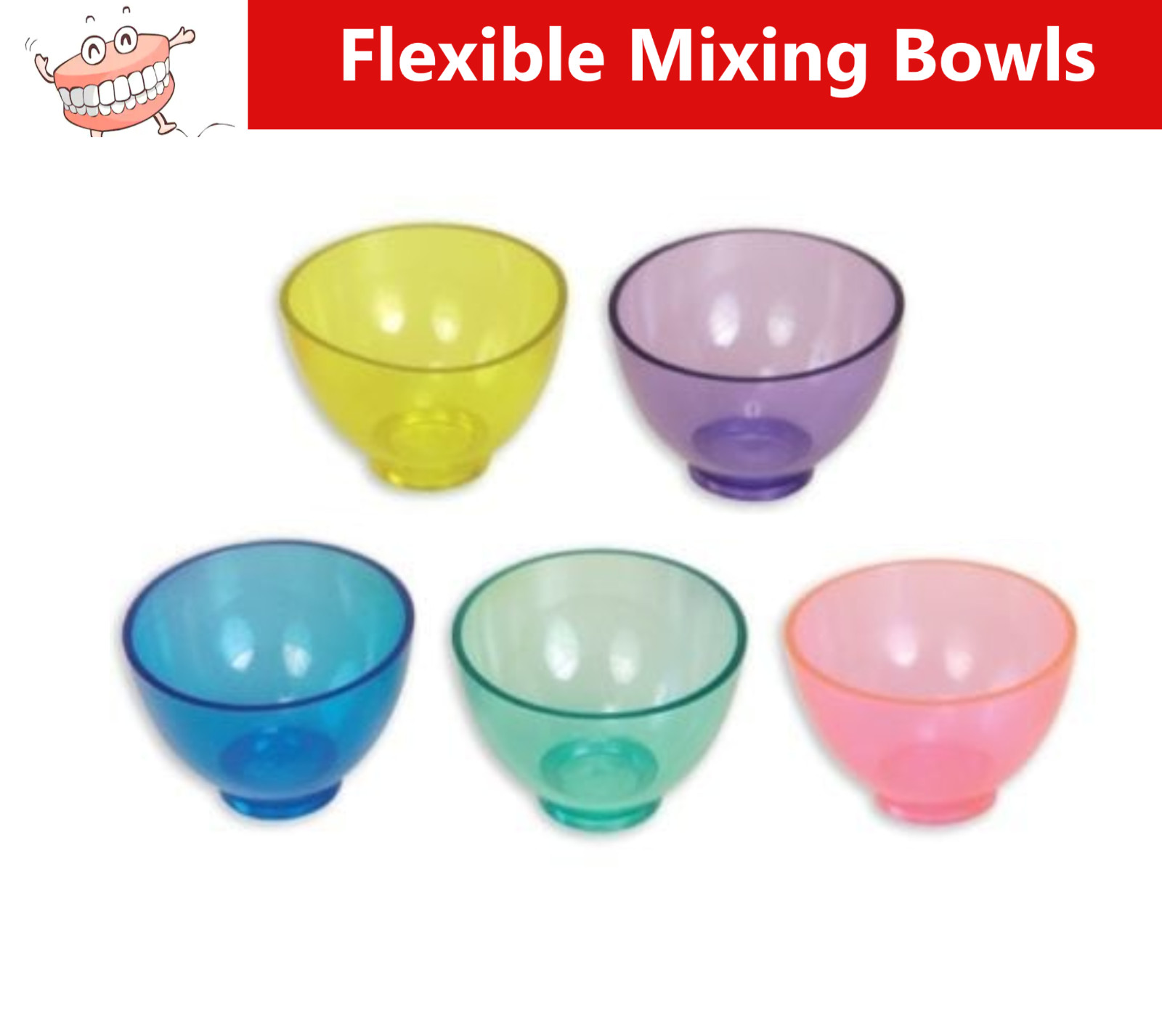 Dental Flexible Mixing Bowls for Impression Material Large or Medium, Promotion!