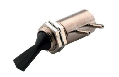 Toggle Valve, Side Port, 3-Way, Black, DCI 7155