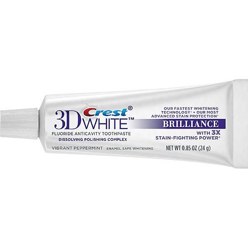 Crest 3D White Brilliance Toothpaste, Vibrant Peppermint, .85 oz