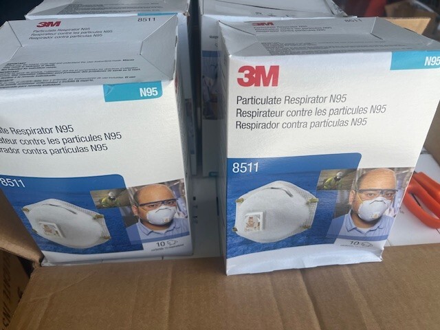 3M N95 Particulate Respirator Face Mask Each Box Has 10 Mask **10 Boxes left**