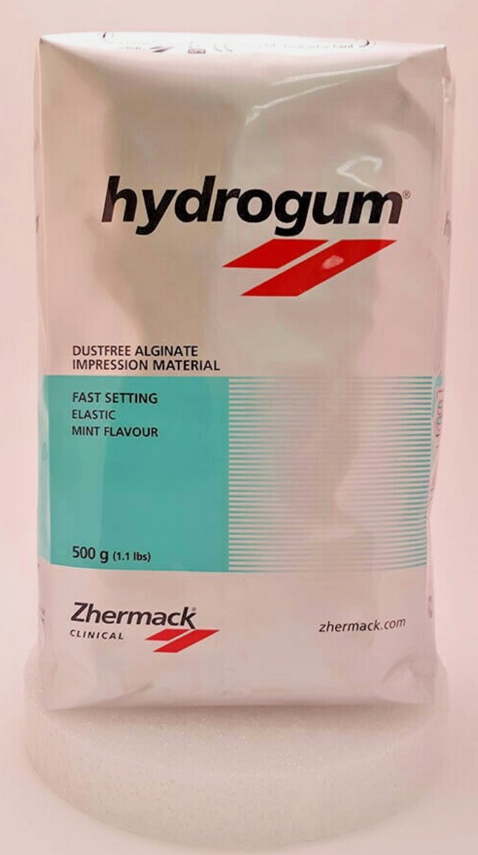 ZHERMACK Hydrogum Green Mint 1 pound Dust Free Elastic Fast set c302025