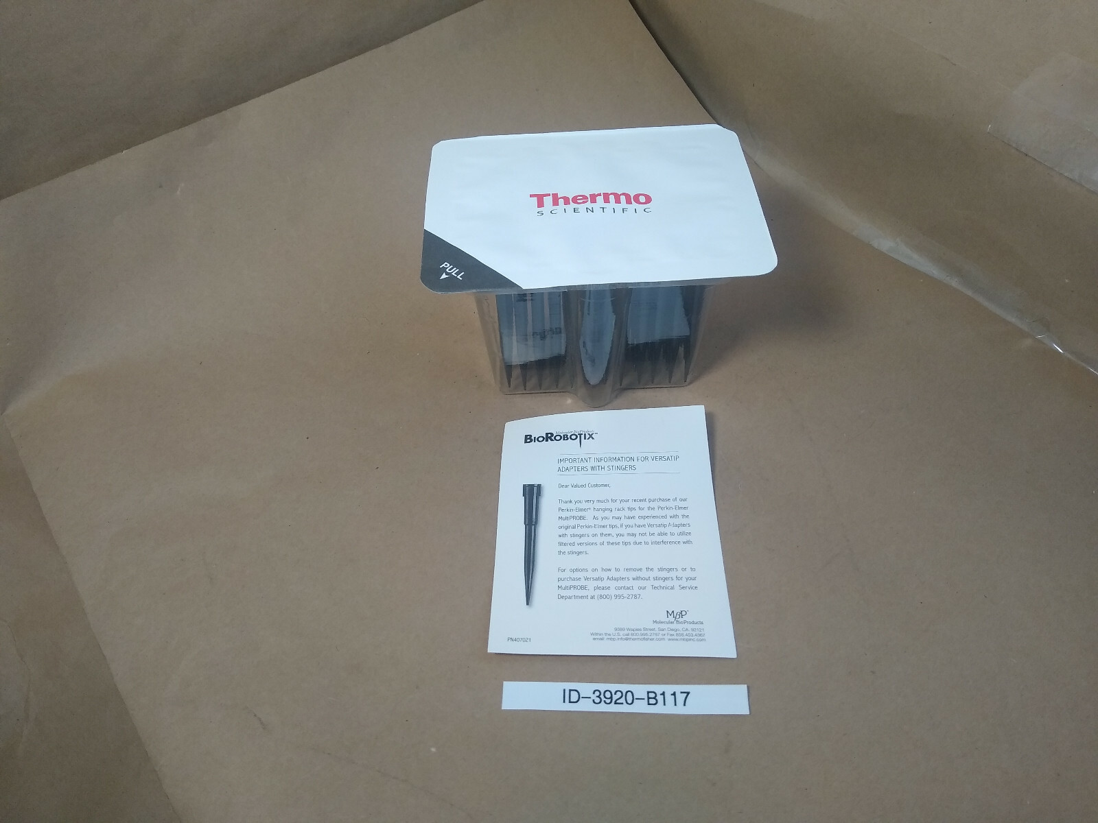 Thermo ART BioRobotix 1000uL Pipet Tips 904-011 Case of 10 Trays X 96 Ea=960