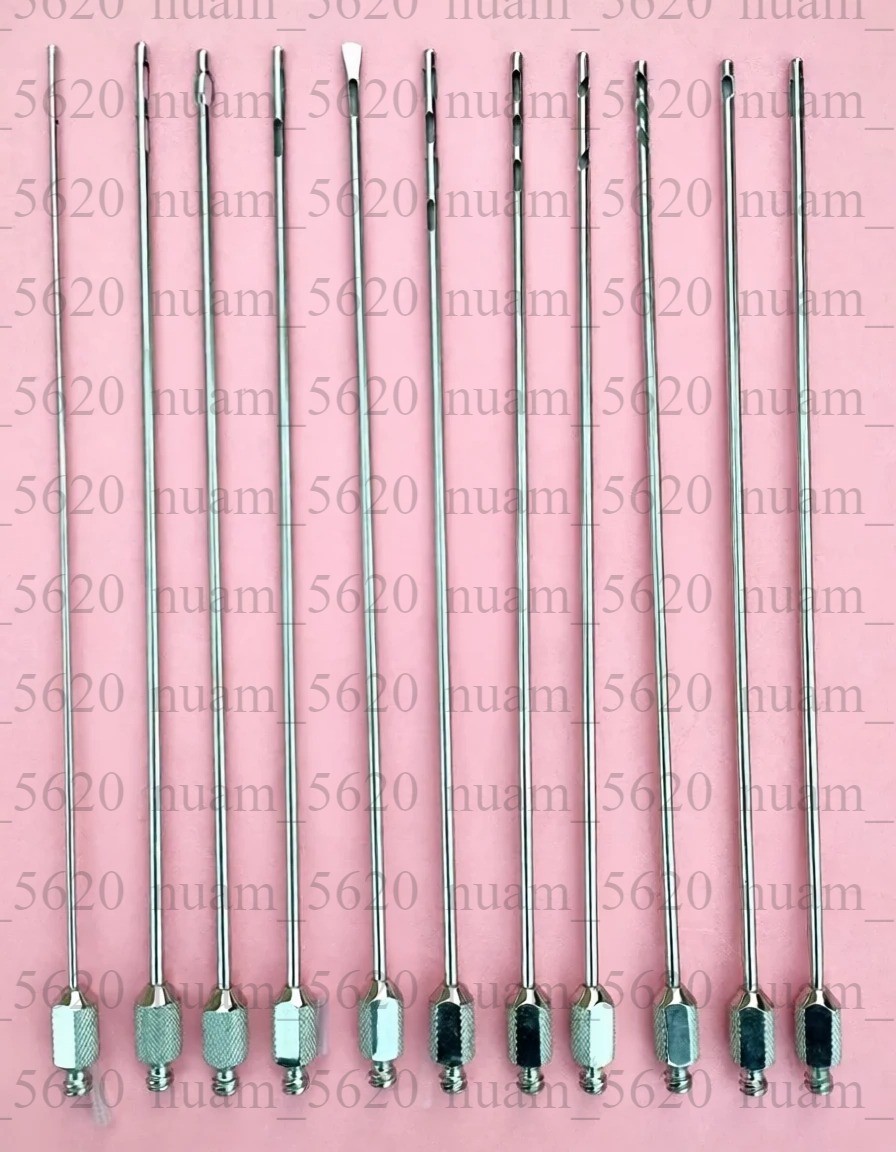 Liposuction Luer Lock Set of 11 PCs Plastic/Cosmetic Surgery