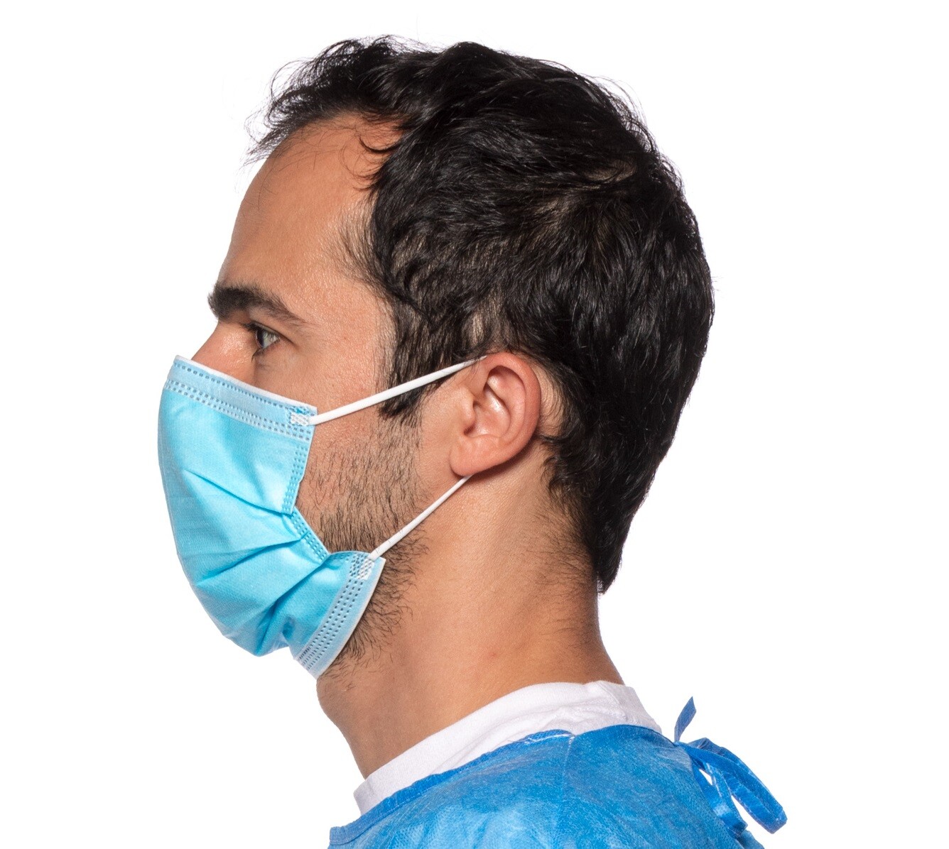 5, 10, or 20 Blue Disposable Medical Surgical Protection Dust Filter Face Masks