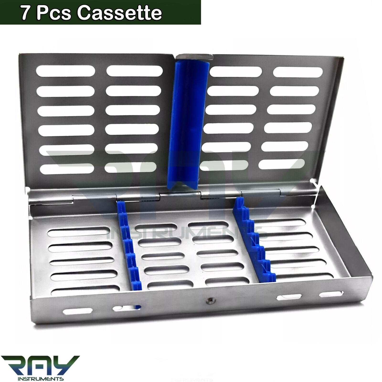 Autoclavable Sterilization Rack Tray 7 Pcs Cassette Surgical Dental Instruments