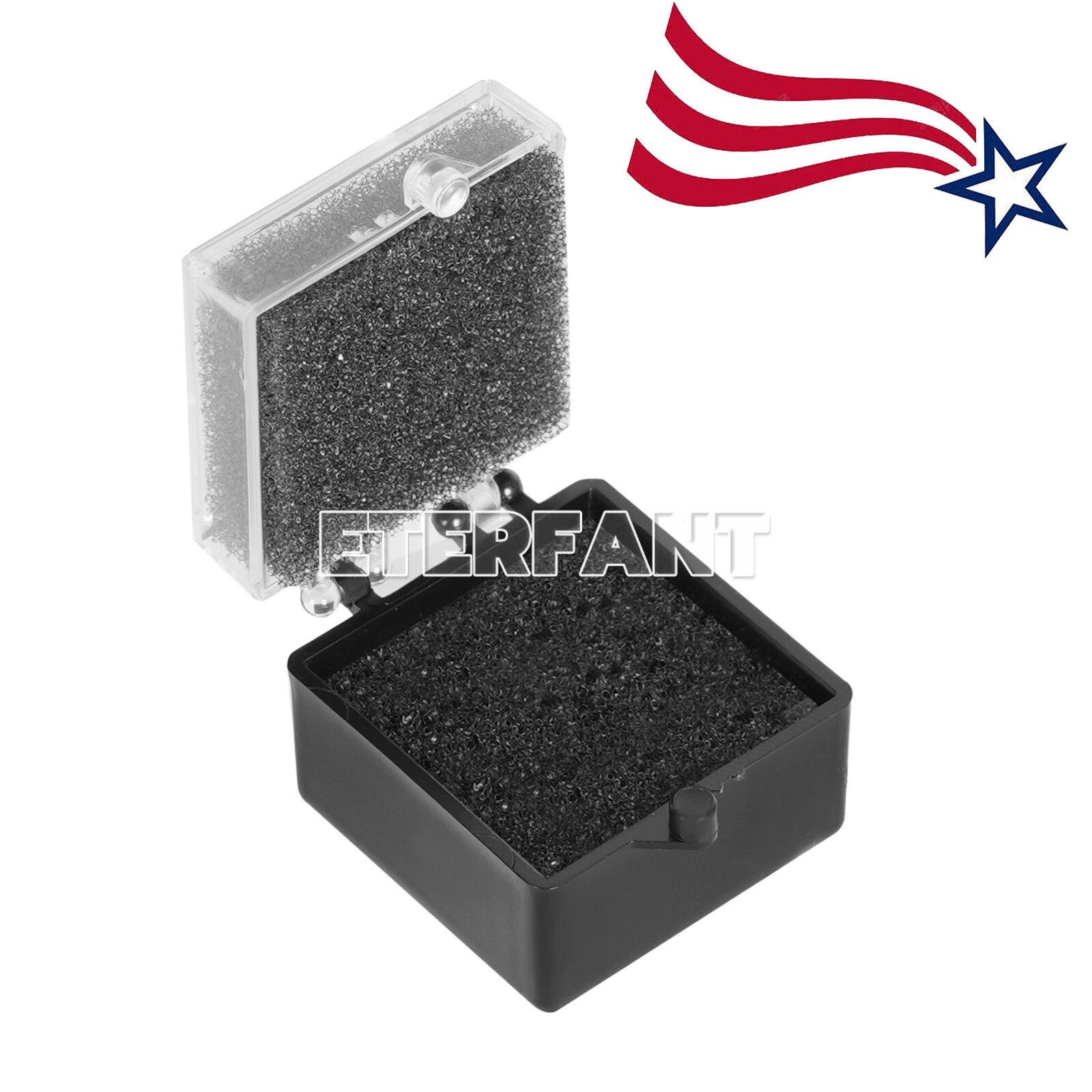 1000pcs/PK Dental Lab Crown/Veneer/Bridge Boxes – 1 Inch Clear Top with Fillers