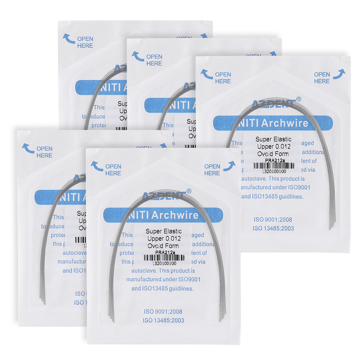 Dental Orthodontic Super Elastic Arch Wires Round 12/14/16/18/20 AZDENT