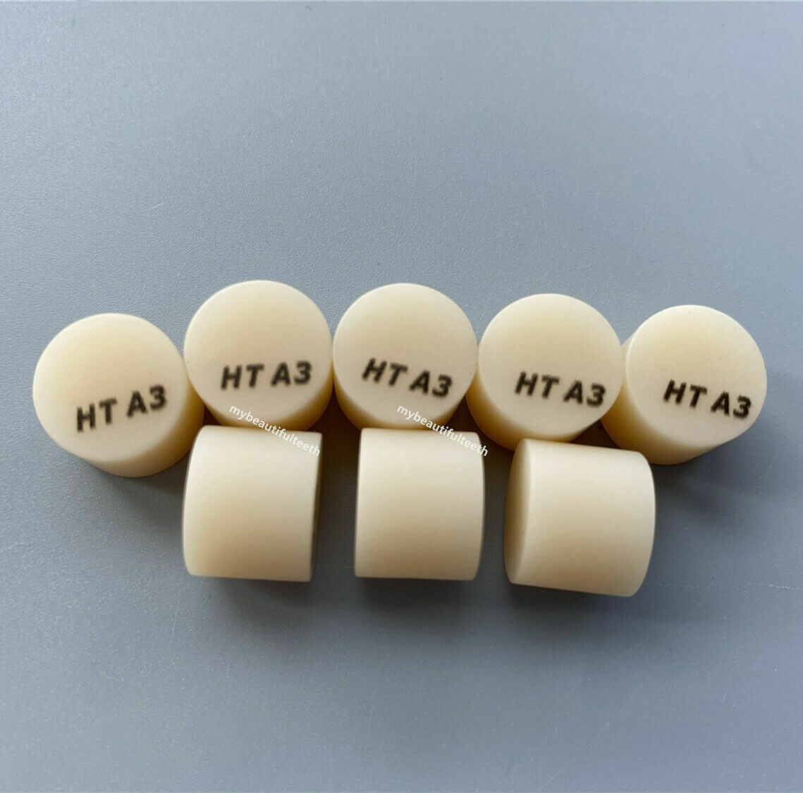 Dental Ingots Disilicate Glass Lithium Emax Press Porcelain Veneers Crown HT A3