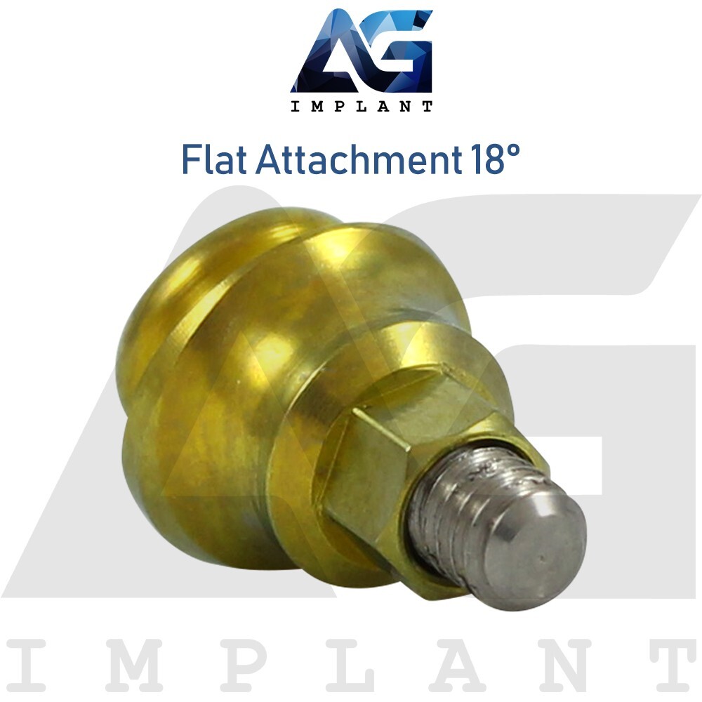 5 Angled 18° Flat Attachment Titanium Prosthetic System Narrow Platform (NP)