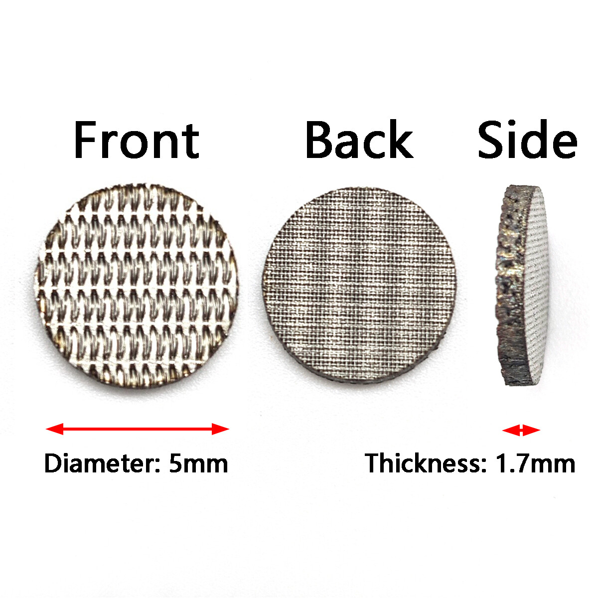 304 Stainless Steel Welding Sintered Wire Mesh Plate Filter Strainer Filter Disc